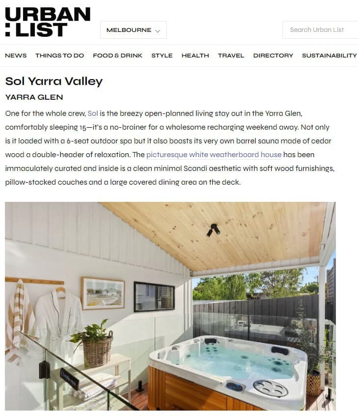 Furnished 6 Bedroom House in Yarra Glen