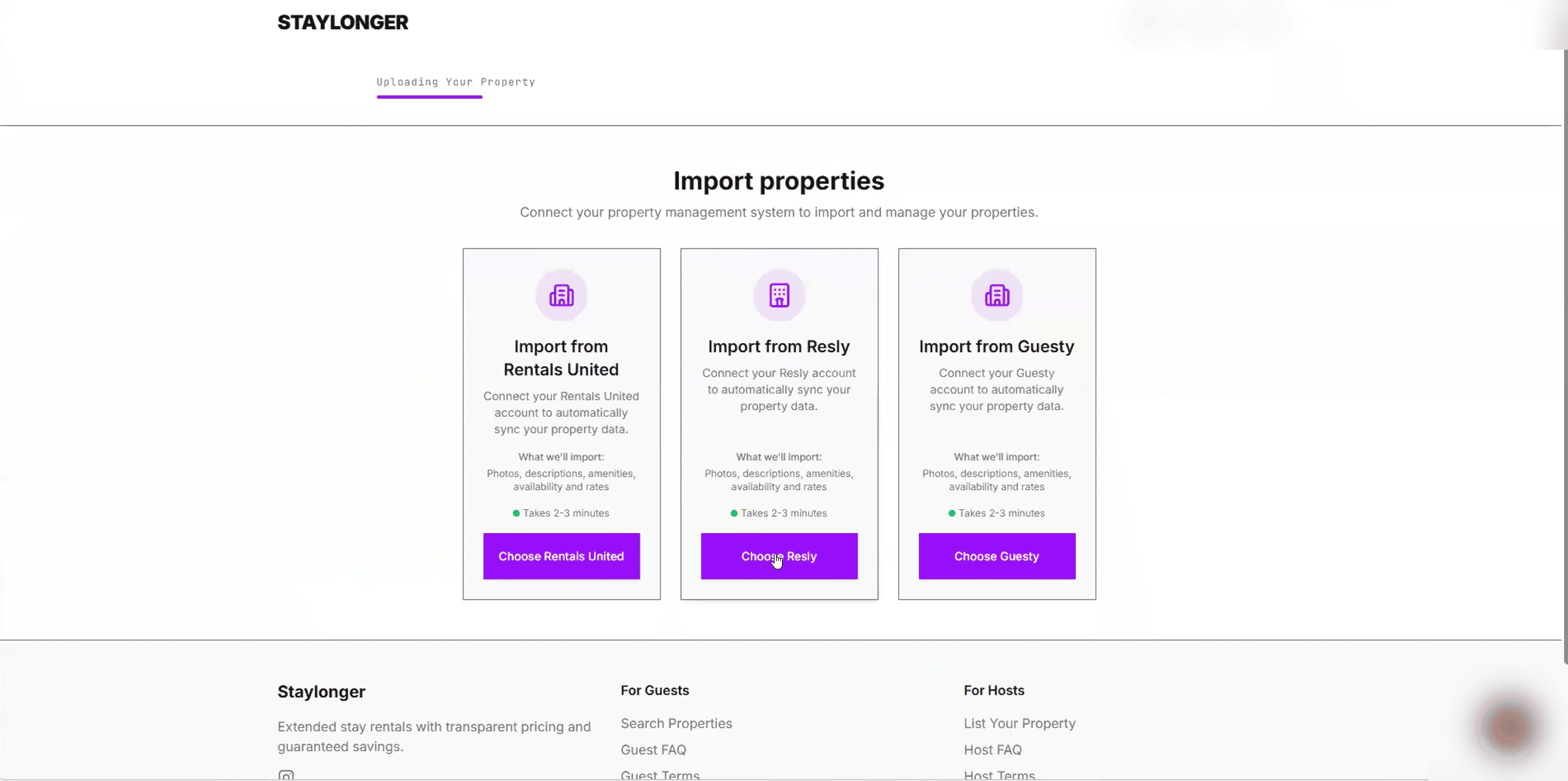 Choose Resly as your property management system.